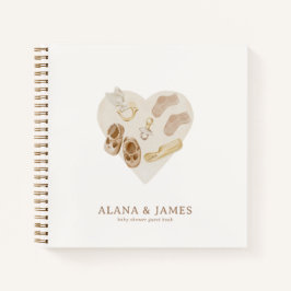 Cuaderno Boho Nursery Moda Baby Shower Presupuesto Invitado