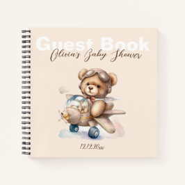 Cuaderno Boho Podemos esperar a Baby Shower Guest Book