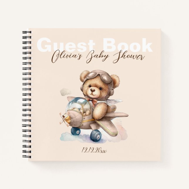 Cuaderno Boho Podemos esperar a Baby Shower Guest Book (Anverso)