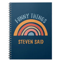 Boho Rainbow Cosas Divertidas Que Mi Hijo Dijo Per