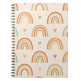 Cuaderno Boho Rainbow Spiral Notebook