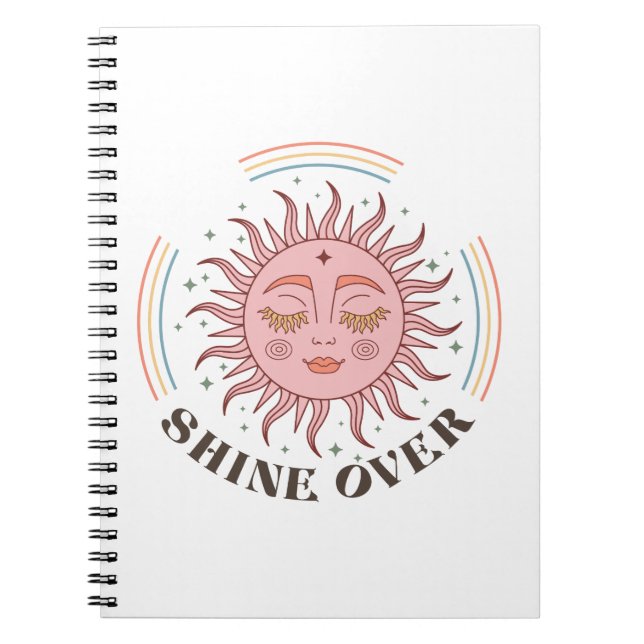 Cuaderno Boho Retro Sun Shine (Frente)