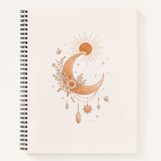 Cuaderno Boho Sun & Moon Deluxe Notebook