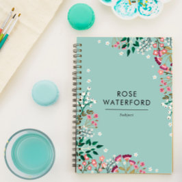 Cuaderno Boho Wildflowers - Nombre