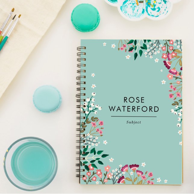 Cuaderno Boho Wildflowers - Nombre (Subido por el creador)