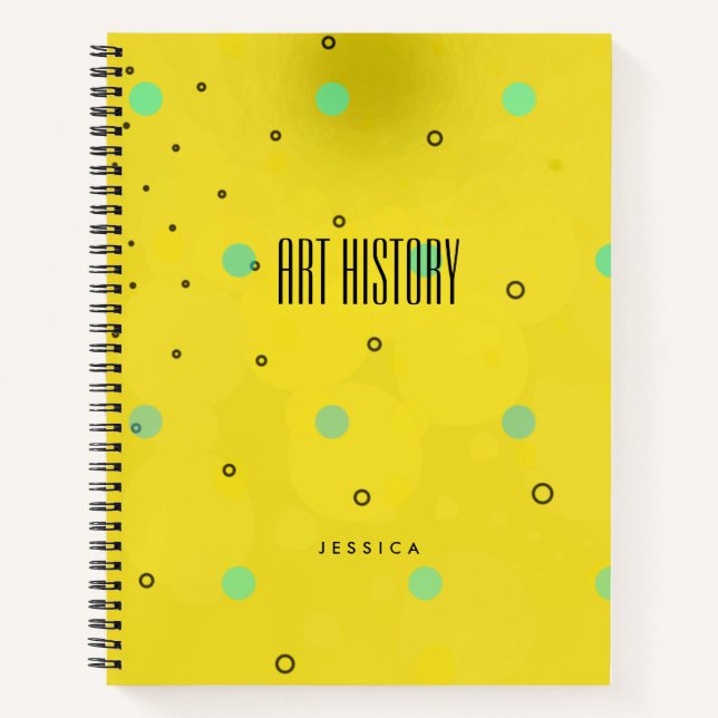 Cuaderno BOHO Yellow Composition Asunto (Anverso)