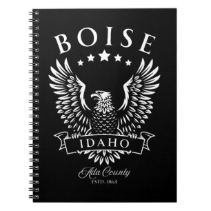 Cuaderno Boise Ada County Idaho Águila Vintage