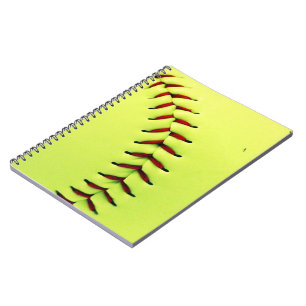 Cuaderno Bola amarilla del softball