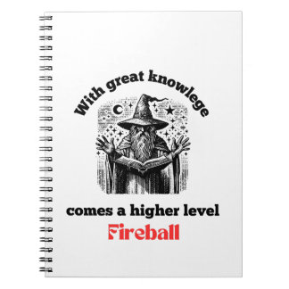 Cuaderno bola de fuego de nivel superior