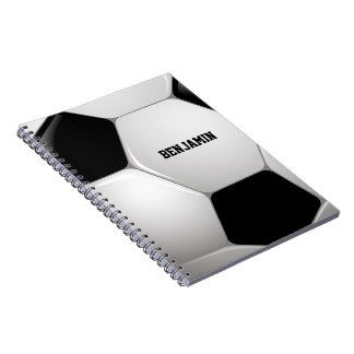 Cuaderno Bola de Fútbol de personalizable