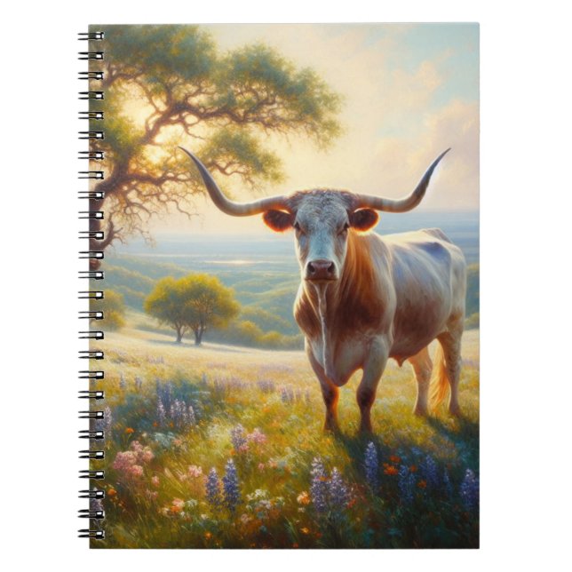 Cuaderno Bola de longanorte de Texas (Frente)