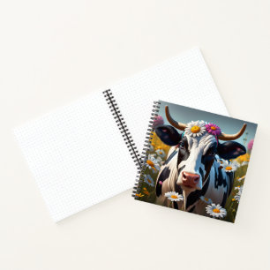 Cuaderno Bola Holstein con bloc de notas Daisies
