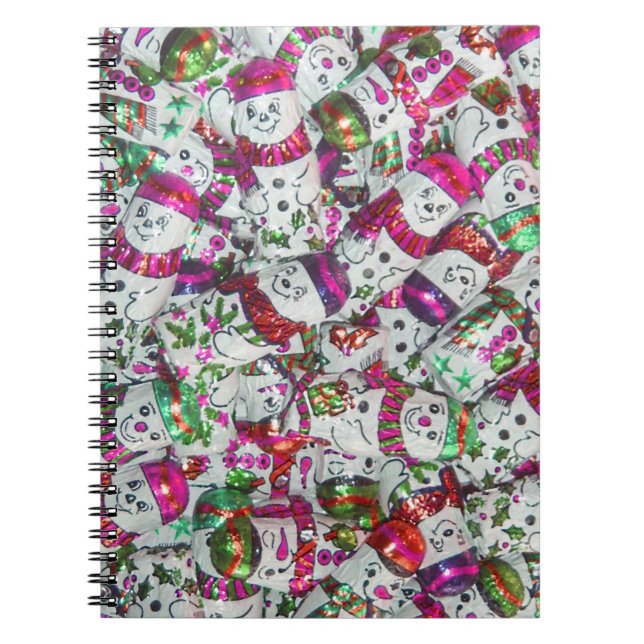 Cuaderno Bola rosa dulce de Snowmen (Frente)