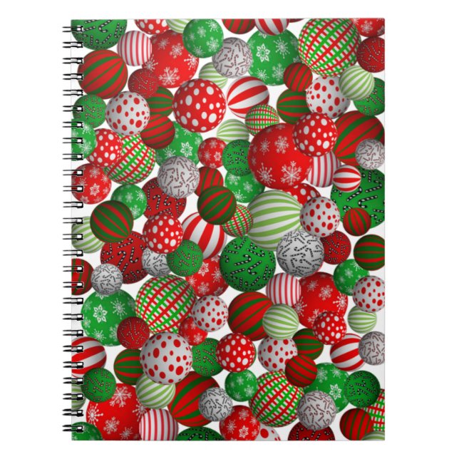 Cuaderno Bolas de Navidades 3D (Frente)