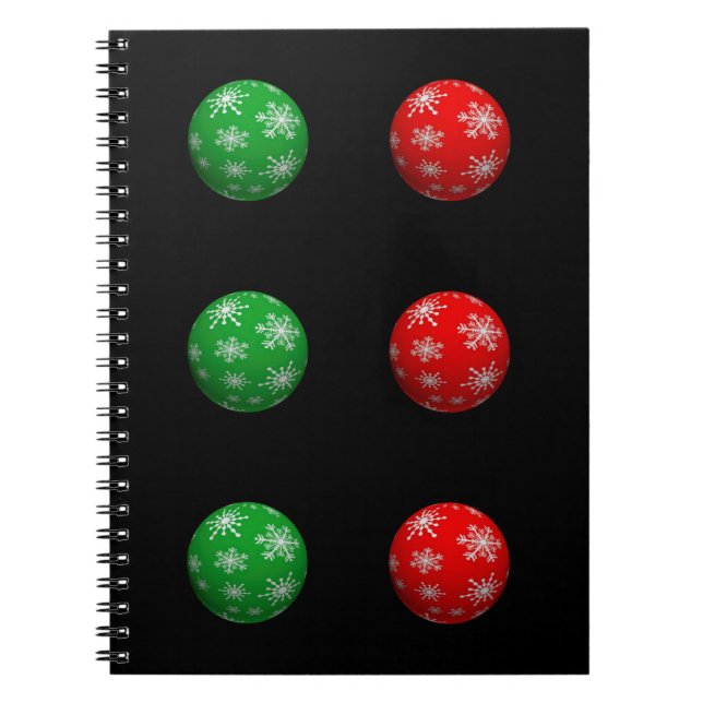 Cuaderno Bolas de Navidades 3D (Frente)