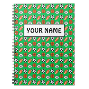 Cuaderno Bolas deportivas divertidas