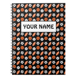 Cuaderno Bolas deportivas divertidas