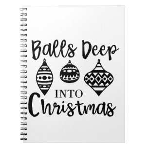 Cuaderno Bolas Profundas En Navidades Navidades divertidos