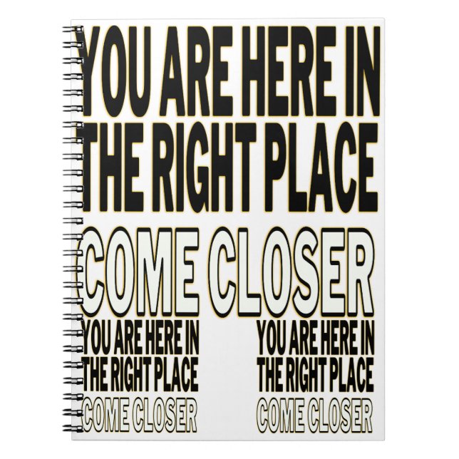 Cuaderno Bold Motivational Text (Frente)