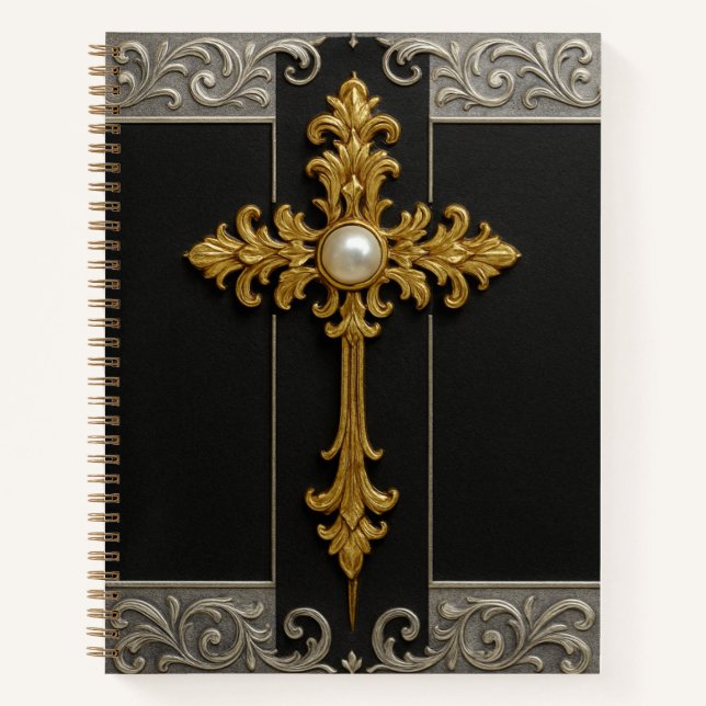 Cuaderno Boletín de bala de tapa dura "Gothica Fides" (Anverso)