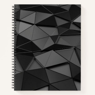 Cuaderno Boletín de bala negro de bajo contenido de póliza 