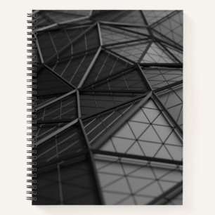 Cuaderno Boletín de bala negro de bajo contenido de póliza 