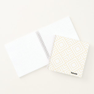 Cuaderno Boletín de bocetos de diamantes de color blanco do