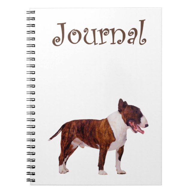 Cuaderno Boletín de Bull Terrier (Frente)