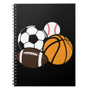 Cuaderno Boletín de fotos de las bolas deportivas