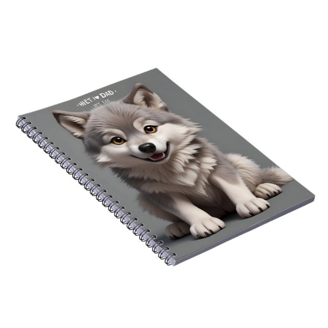 Cuaderno Boletín de fotos en espiral impreso Husky (Lado Derecho)