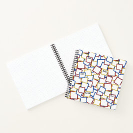 Cuaderno Boletín de notas amarillas rojas