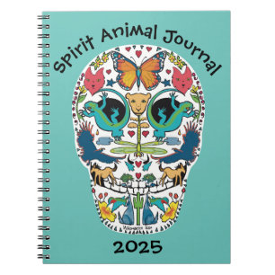 Cuaderno Boletín de notas para el cráneo de azúcar de anima