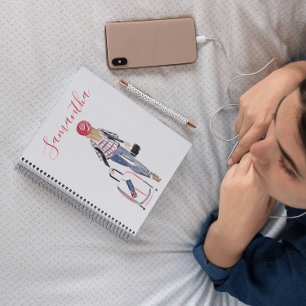 Cuaderno Boletín de Personalizado de la maleta de Londres c