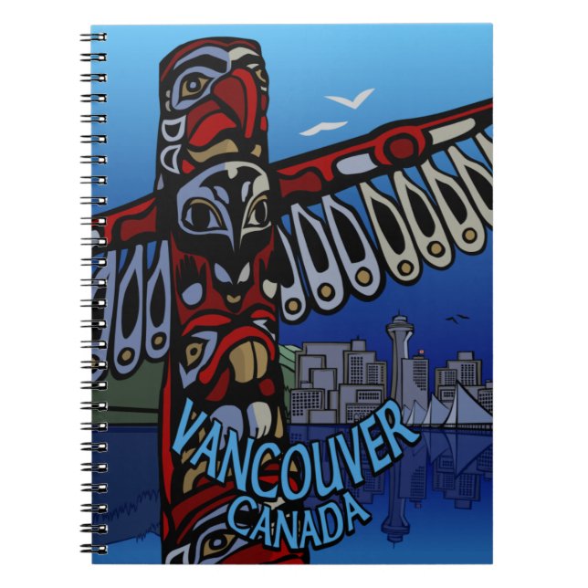 Cuaderno Boletín de recuerdo emblemático de Vancouver Noteb (Frente)