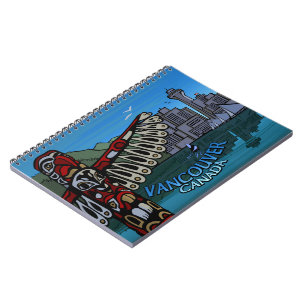Cuaderno Boletín de recuerdo emblemático de Vancouver Noteb