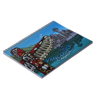 Cuaderno Boletín de recuerdo emblemático de Vancouver Noteb