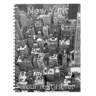 Cuaderno Boletín de recuerdo NY personalizado para portátil