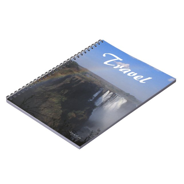 Cuaderno Boletín de viaje de las cataratas Victoria (Lado Izquierdo)