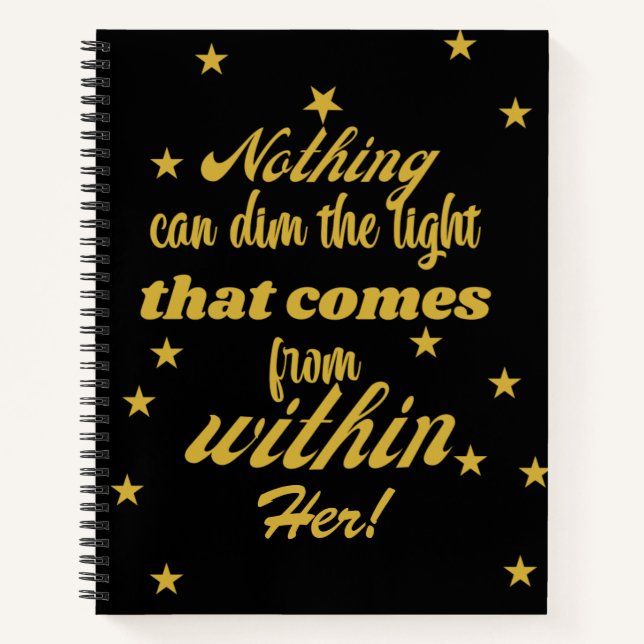 Cuaderno  Boletín de viñetas con motivación inspiradora (Anverso)