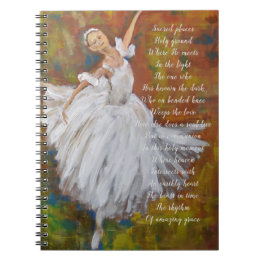 Cuaderno Boletín Devocional Ballerina