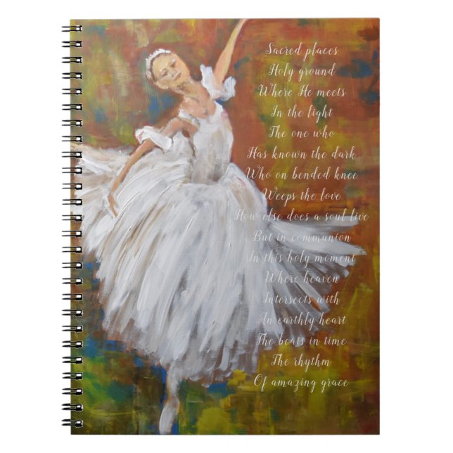 Cuaderno Boletín Devocional Ballerina (Frente)
