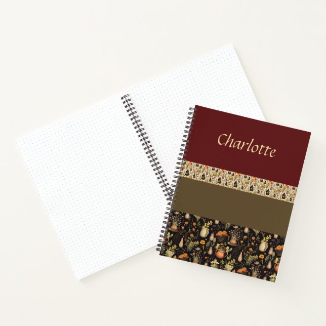 Cuaderno Boletín espiral de Moda boho (Interior)
