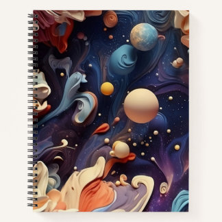 Cuaderno Boletín Ethereal Nebula Galaxy