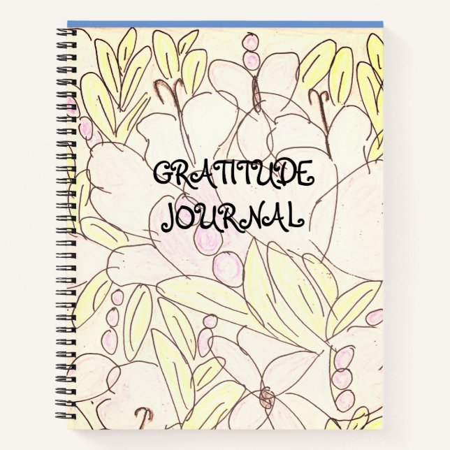 Cuaderno Boletín Gratitude de Bounsoms (Anverso)