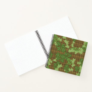 Cuaderno Boletín Green Ivy Brown Black Gold