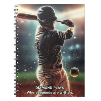 Cuaderno Boletín para equipos portátiles de béisbol
