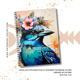 Cuaderno Boletín para portátiles Boho Bird