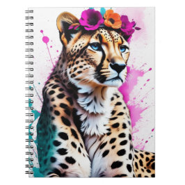 Cuaderno Boletín para portátiles Boho Cheetah