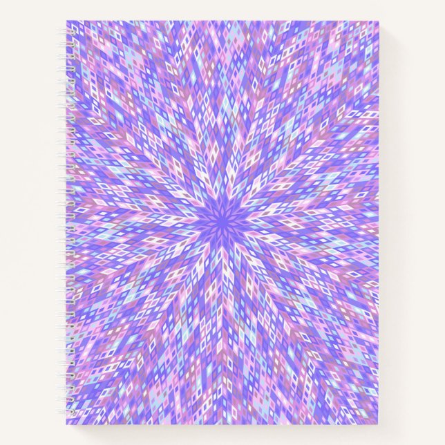 Cuaderno Boletín Purple Mandala Bullet Journal / bloc de no (Anverso)