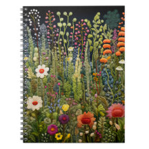 Boletín y Diario de Herbalist's Garden Embroidered